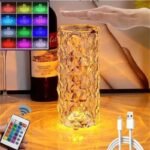 RECHARGEABLE DIAMOND CRYSTAL RGB MULTI COLORED TABLE BED SIDE LAMP DESIGN 3

✔️Touch Switch 
✔️ All - Match Style 
✔️ Multicolour (plain & RGB lighting)
✔️16 Different colors - Image 2