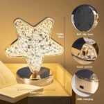 3D RECHARGEABLE STARLIGHT CRYSTAL TOUCH HOME DECOR/BEDSIDE LAMP 

📌3 MODE LIGHT 
📌Home decor
📌Fancy night light