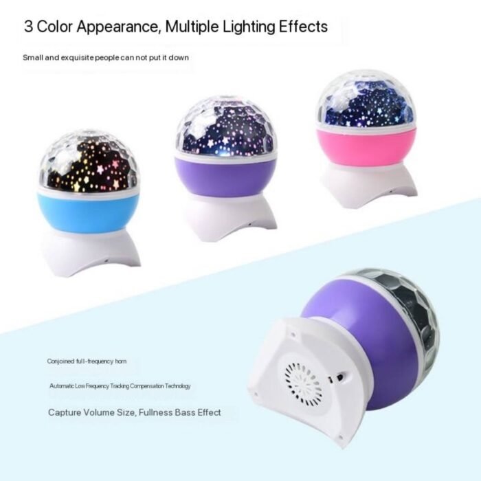 (ON SALES) STARRY SKY NIGHT LIGHT PROJECTOR WITH BLUETOOTH CONNECTION for playing music 🎵 - Image 4