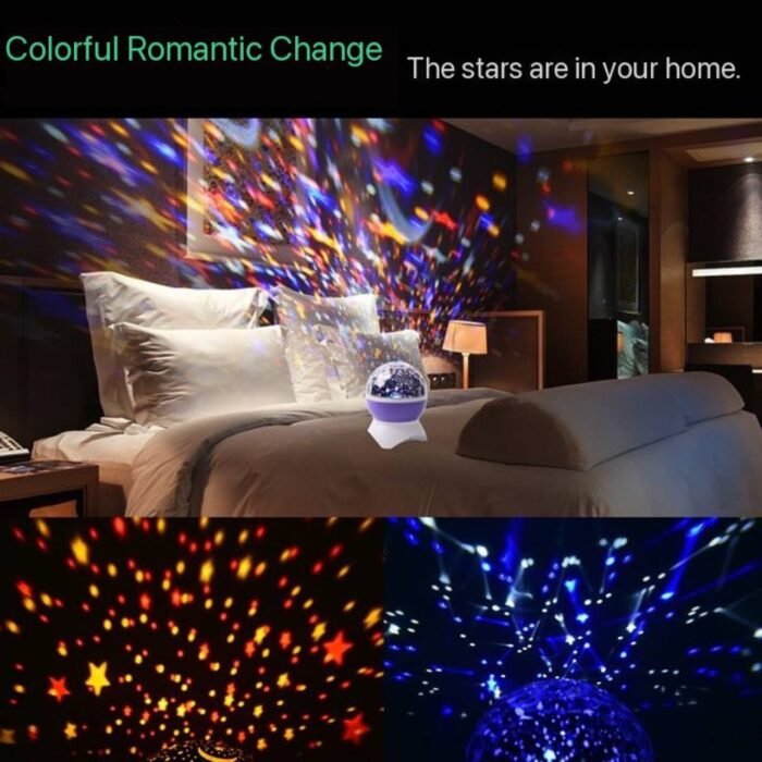 (ON SALES) STARRY SKY NIGHT LIGHT PROJECTOR WITH BLUETOOTH CONNECTION for playing music 🎵 - Image 2