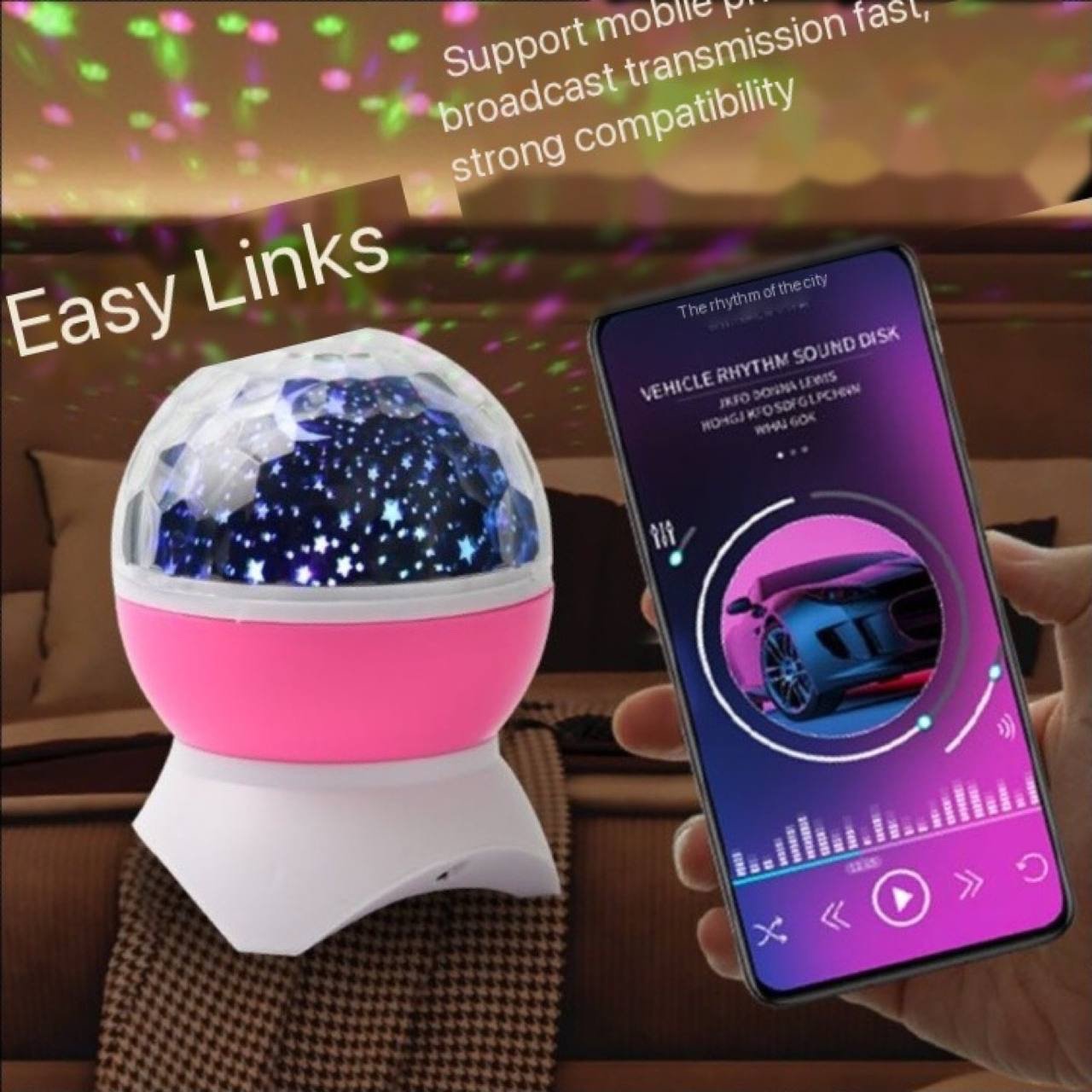 img_1945 (ON SALES) STARRY SKY NIGHT LIGHT PROJECTOR WITH BLUETOOTH CONNECTION for playing music 🎵 - Image 1
