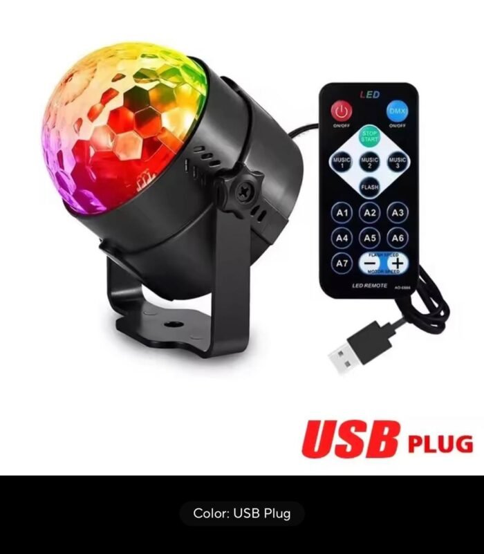 USB-OPERATED COLOUR CHANGING LED PARTY LIGHT + REMOTE CONTROL
Small but MIGHTY COZY ILLUMINATOR - Image 3
