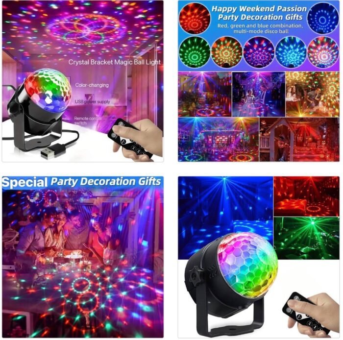 USB-OPERATED COLOUR CHANGING LED PARTY LIGHT + REMOTE CONTROL
Small but MIGHTY COZY ILLUMINATOR - Image 5