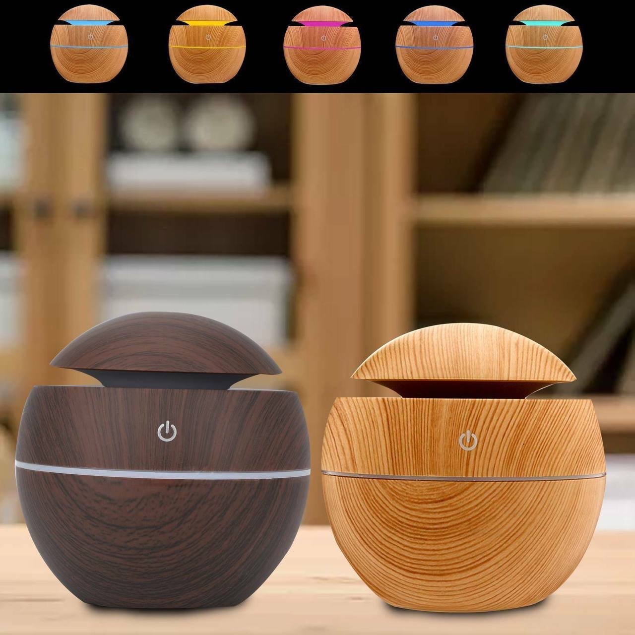 img_1966 200ML ULTRA SONIC HOUSE/OFFICE HUMIDIFIER DESIGN 2(BROWN) - Image 1