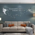 (ON SALES) 3D CLASSIC ACRYLIC WALL STICKER HOME DECOR DESIGN 


📌📌Pls note this is not paper but 3D acrylic and it’s very big on the wall - Image 2
