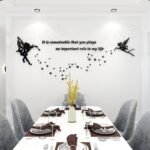 (ON SALES) 3D CLASSIC ACRYLIC WALL STICKER HOME DECOR DESIGN 


📌📌Pls note this is not paper but 3D acrylic and it’s very big on the wall - Image 3