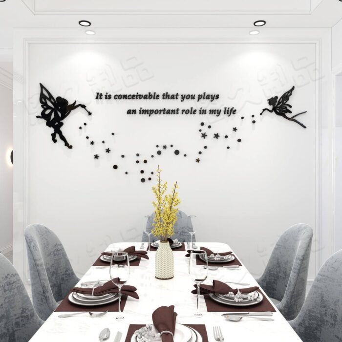 (ON SALES) 3D CLASSIC ACRYLIC WALL STICKER HOME DECOR DESIGN 


📌📌Pls note this is not paper but 3D acrylic and it’s very big on the wall - Image 3