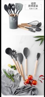 12PC QUALITY SILICON NONSTICK SPOON SET