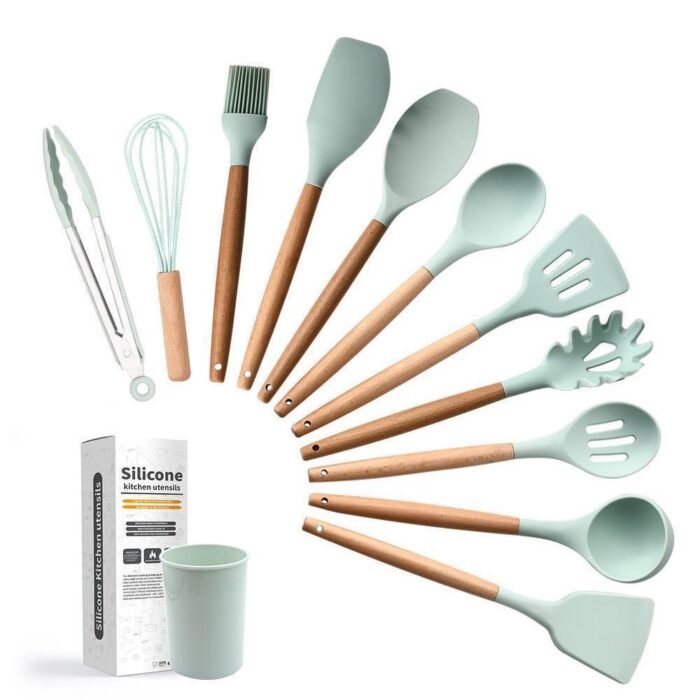 12PC QUALITY SILICON NONSTICK SPOON SET - Image 5