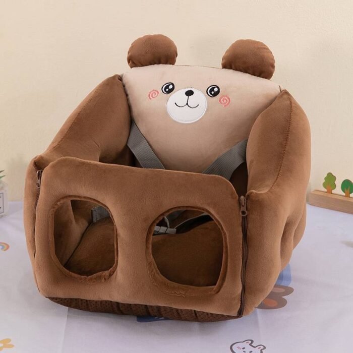 BABY SITTER WITH BELT(CAN BE USED IN THE  CAR,CHAIR AND ON THE FLOOR) CODE 046 Ember 
Has 2 zipper in the front to easily open and carry the baby inside - Image 5