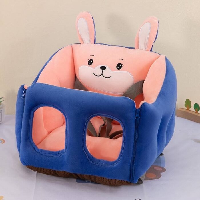 BABY SITTER WITH BELT(CAN BE USED IN THE  CAR,CHAIR AND ON THE FLOOR) CODE 046 Ember 
Has 2 zipper in the front to easily open and carry the baby inside - Image 7