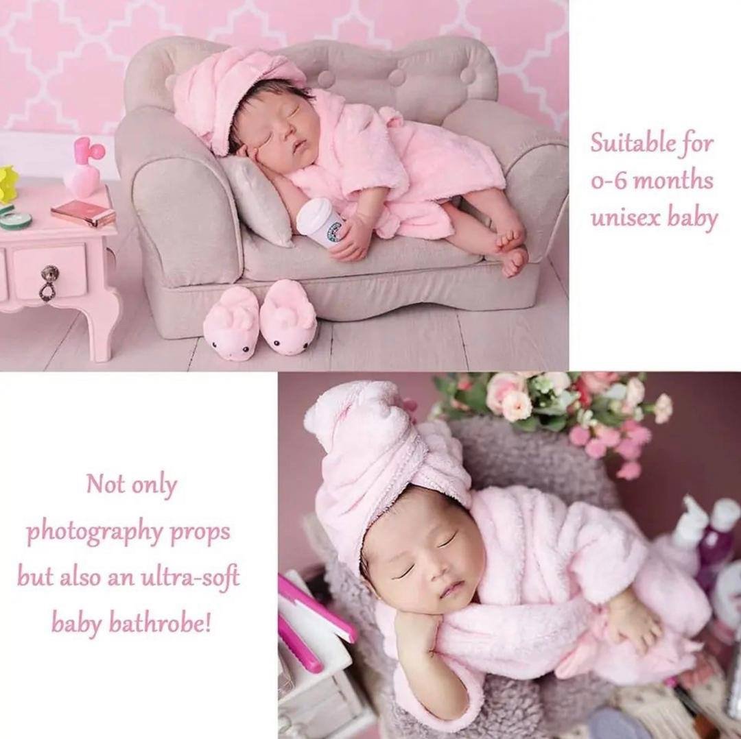 img_2146 BABY PHOTOGRAPHY/BATHROOM/NIGHTWEAR COMFY ROBE SET - Image 1