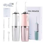 RECHARGEABLE ORAL/ DENTAL TEETH WATER IRRIGATOR(Comes with 4 different head and 3 work mode)