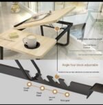 REMOVABLE FOLDING READING LAPTOP TABLE/DESK WITH CUP HOLDER - Image 3