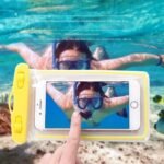 SILICON WATERPROOF PHONE POUCH

 (Don’t get your phone mess up, get it secured even in the rain)

You can press and operate your phone even while in the pouch