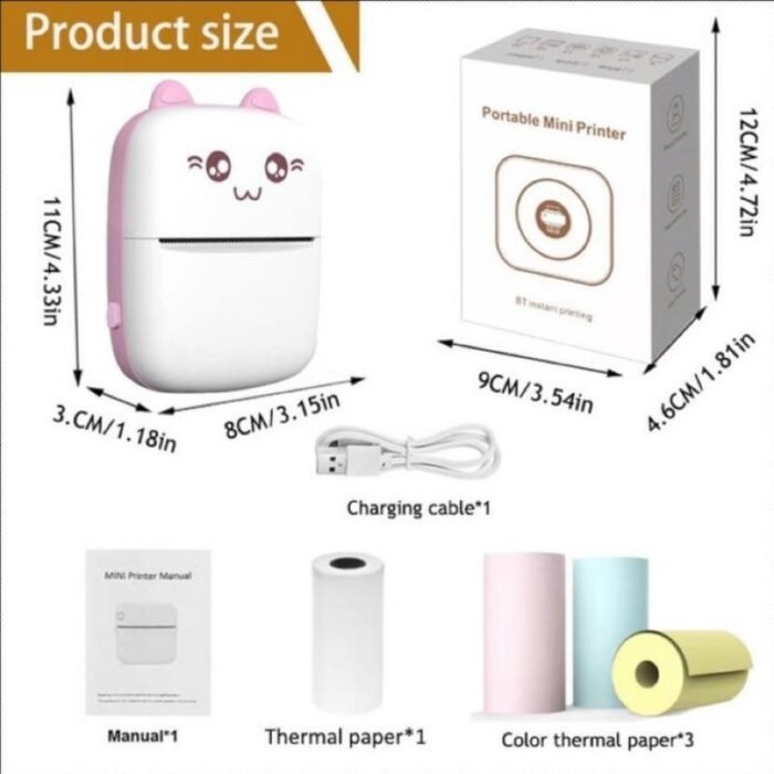 RECHARGEABLE MINI PRINTER - Image 2