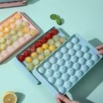 33-SLOTS CIRCULAR SHAPE ICE CUBE/BLOCK MAKER (For the preparation of your mini healthy water/fruit ice 2026