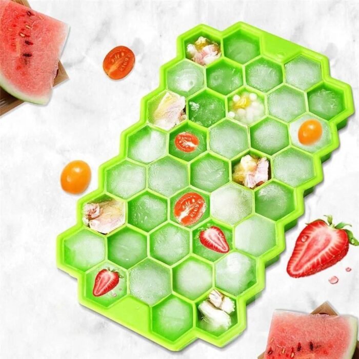 37PC SILICON HONEYCOMB ICE CUBE MAKER/MOLD - Image 3