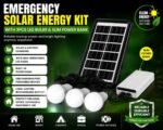 SOLAR POWER BANK COMBO SX(SC-2009) Comes with 
3 bulb
Solar panel 
Power Bank
Can be charged with electricity or solar - Image 2