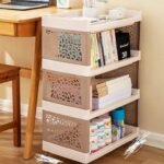4-LAYERS MULTIFUNCTIONAL THICK QUALITY PLASTIC STORAGE RACK