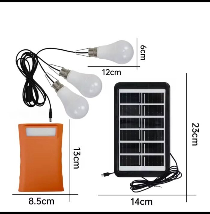 SOLAR POWER BANK COMBO SX(SC-2009) Comes with 
3 bulb
Solar panel 
Power Bank
Can be charged with electricity or solar - Image 3