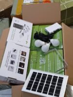 SOLAR POWER BANK COMBO SX(SC-2009) Comes with 
3 bulb
Solar panel 
Power Bank
Can be charged with electricity or solar - Image 4