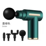 BLUE IDEA FASCIAL GUN DEEP MUSCLE ELECTRIC BODY RELAXATION MASSAGER WITH 4 REPLACEABLE HEAD - Image 5