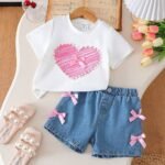 RACHY QUALITY TOP AND JEAN SHORT