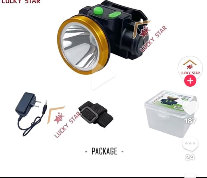 ULTRA BRIGHT RECHARGEABLE HIGH POWER HEADLAMP FLASHLIGHT(SX-666) - Image 2