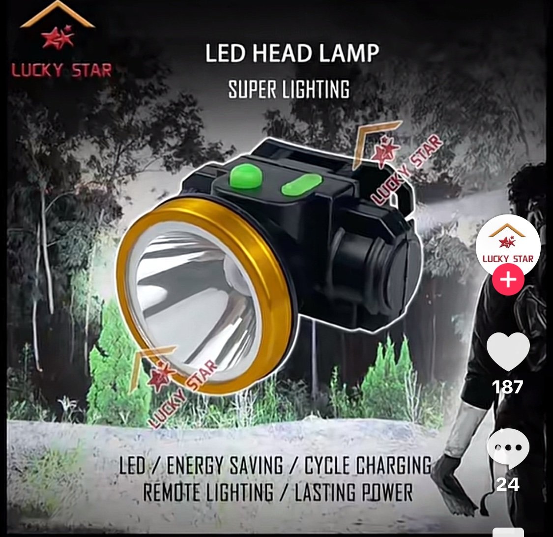 img_3819 ULTRA BRIGHT RECHARGEABLE HIGH POWER HEADLAMP FLASHLIGHT(SX-666) - Image 1