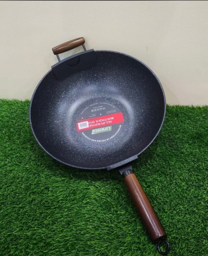 32CM WOK DOUBLE HANDLE FRYPAN(SX) - Image 2