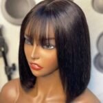 10″ closure fringe wig Colour 2