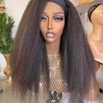 BANDED STRAIGHT KINKY WIGBlack onlyVery comfy and easy to wear/maintain