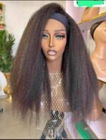 BANDED STRAIGHT KINKY WIGBlack onlyVery comfy and easy to wear/maintain