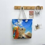 BIG SIZE BEACH VIBES TOTE BAG DESIGN 2(ON SALES) - Image 5