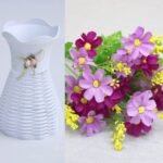 ARIKE POTTED PLANT HOME AND OFFICE DECOR WITH DOUBLE FLOWER 2
