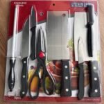 8PC KITCHEN KNIFE SET COMES WITH SKIN PEELER