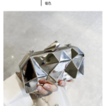 QUALITY FASHION CLASSY PURSE DESIGN 1 SILVER