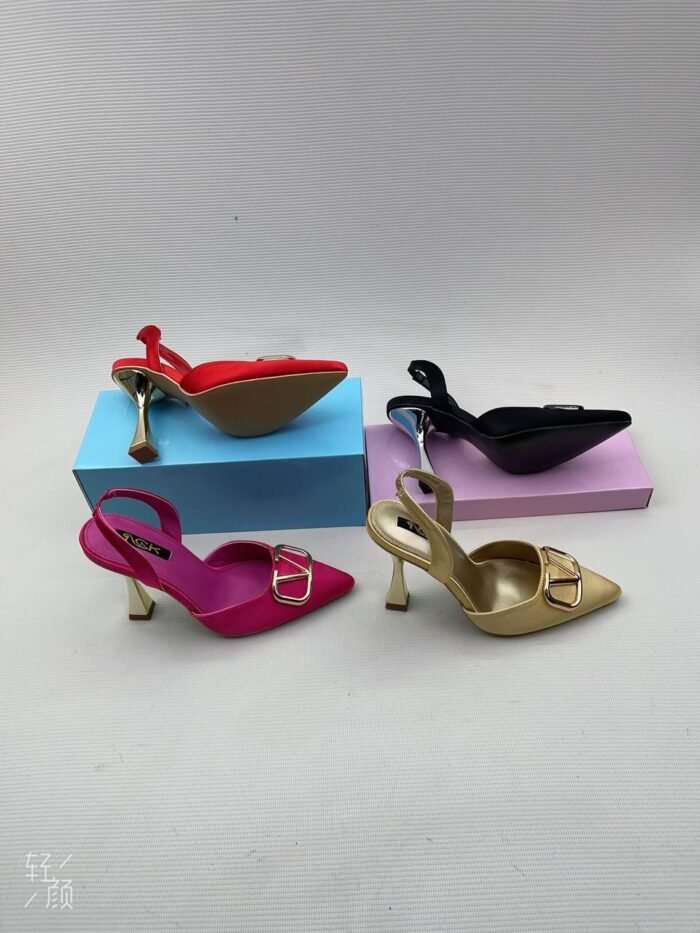 VALENTINO DESIGN CLASSY SLINGBACK HEELS SANDAL - Image 2