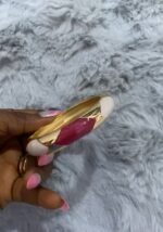 GOLD PLATED ENAMEL MARBLE BANGLES DESIGN 5 - Image 2