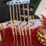 QUALITY FASHION  STONED GOLD HAND BRACELET DESIGN 4