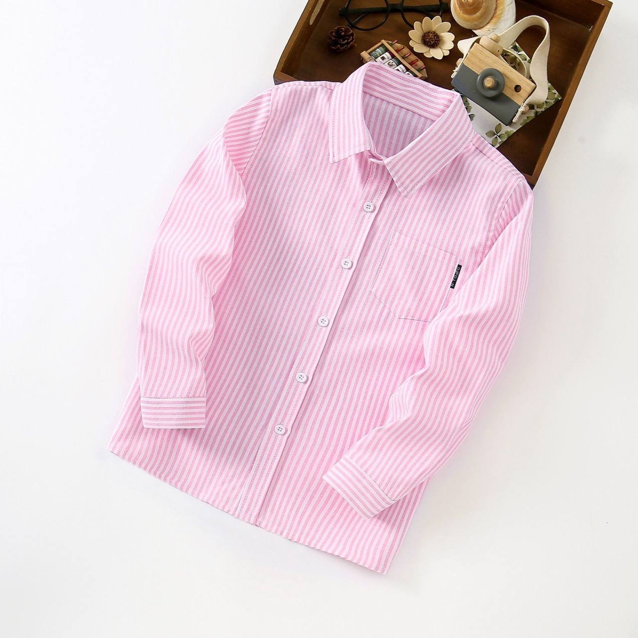 img_4323 KLIEN RALPH POLO STRIPE SHIRT - Image 1