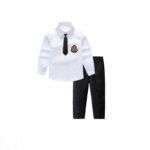 ALVIN SHIRT WITH BADGE,TIE AND TROUSER
