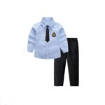 ALVIN SHIRT WITH BADGE,TIE AND TROUSER - Image 2