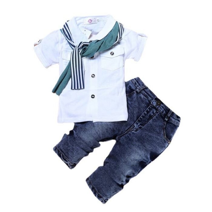 LUCIOUS QUALITY SHIRT,JEANS AND MUFLER - Image 2