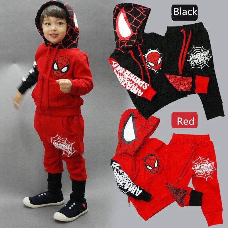 img_4345 CALVIN SPIDER-MAN HOODIE AND TROUSER - Image 1
