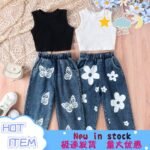 ZABRINA QUALITY GIRLS OUTFIT BABBY JEANS AND TOP