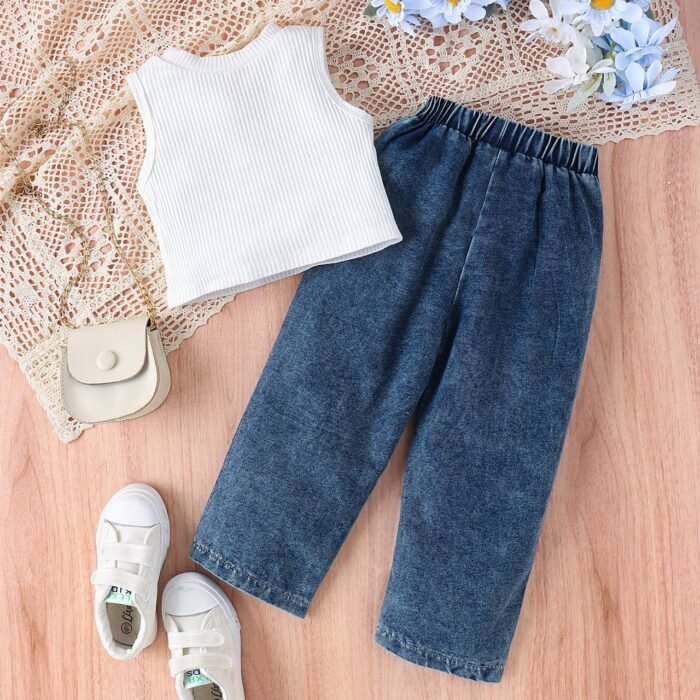 ZABRINA QUALITY GIRLS OUTFIT BABBY JEANS AND TOP - Image 5