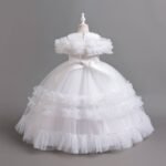 MIRABELL QUALITY RUFFLE BALL GOWN
WHITE••150CM ONLY✅

ITS A FULL FLOWING TOE LENGTH GOWN - Image 2