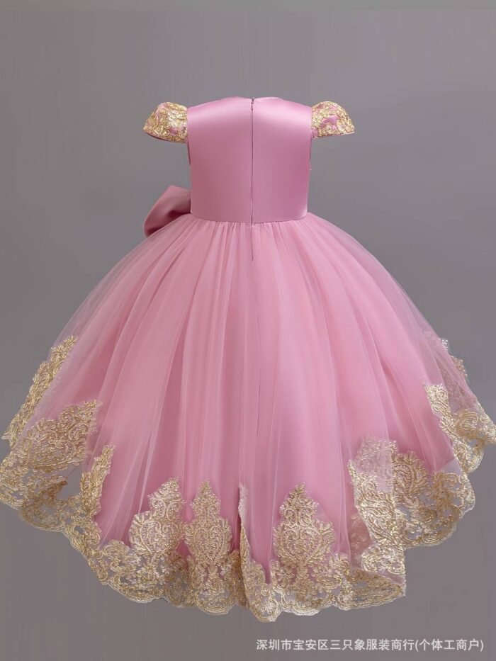 SUZZY EMBROIDERY LONG BACK GOWN 

ITS A TOE LENGTH GOWN - Image 2